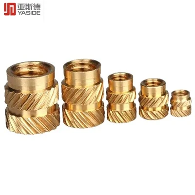Bahagian Pemesinan Sisipan Benang Loyang CNC